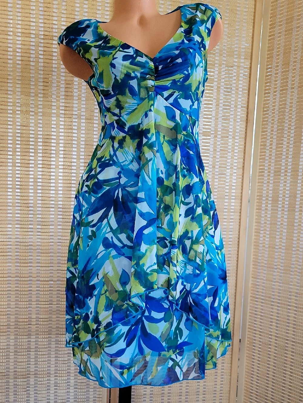 Connected Apparel Colorful Party Dress